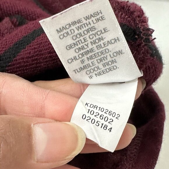 Lot Of 2 J Jill A Line Dress Pockets Knee Length Size XSP Burgundy Model Blend - Picture 12 of 14